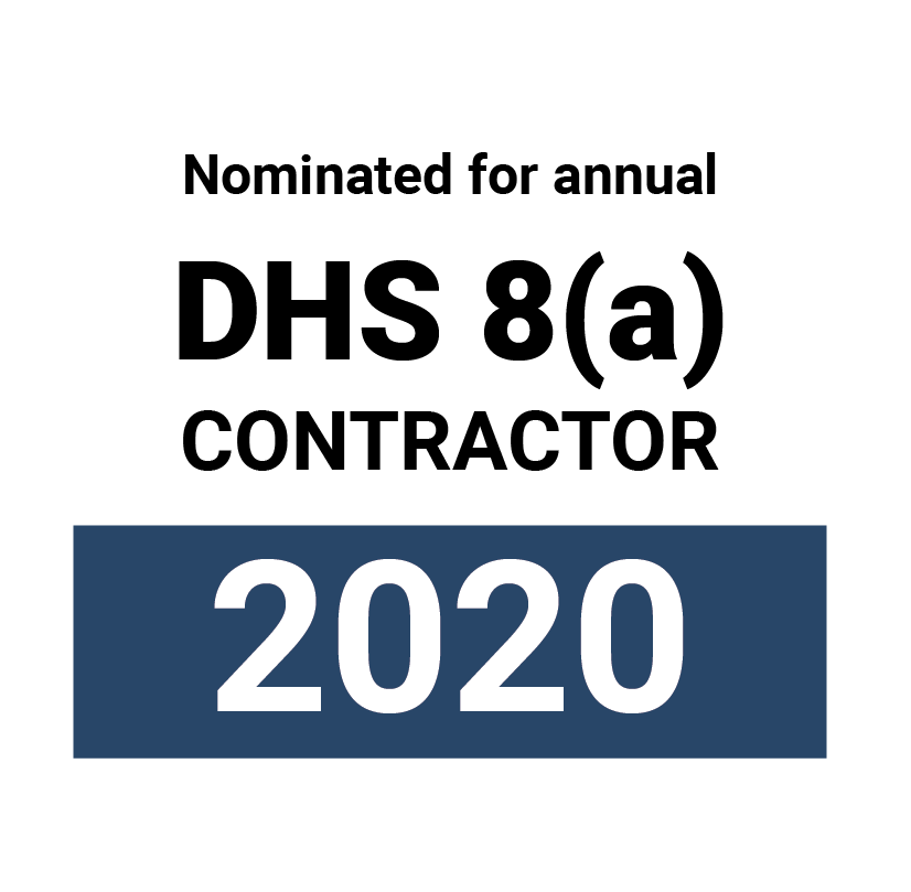 DHS 8a contractor 2020 logo